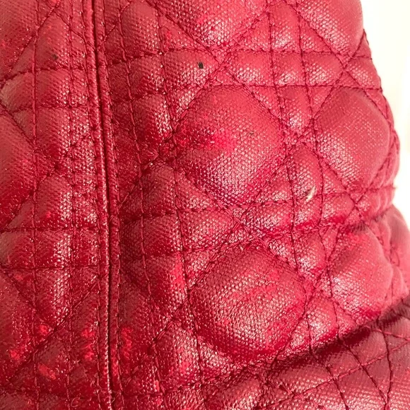 Authentic Christian Dior PANAREA red handbag - Picture 8 of 16
